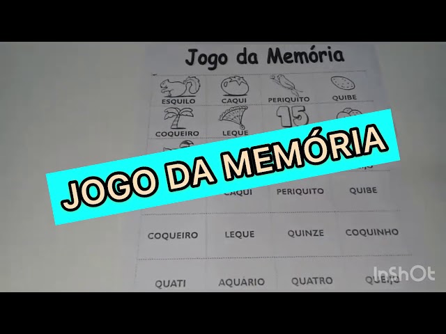 Jogo da Memória do Brasil em COQUINHOS