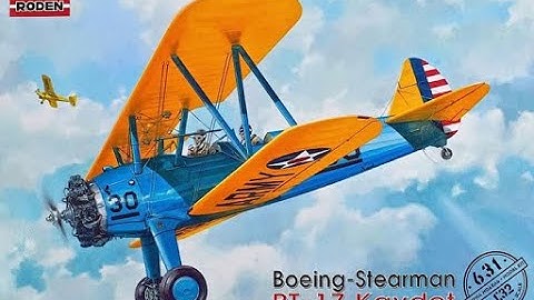 Roden 1/32 PT-17 Kaydet Part 3 - Final Assembly