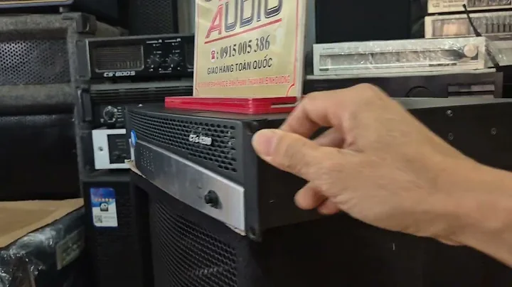 Amplifier CROWN CTs 4200 Made in USA. Chất âm rất chi tiết // Mạnh Thời Audio