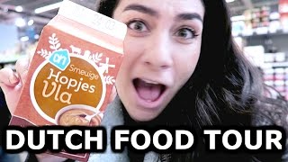 DUTCH SUPERMARKET FOOD TOUR IN AMSTERDAM ALBERT HEIJN | ENTERPRISEME TV