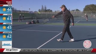 101-year-old tennis player serving up aces in Mountain View screenshot 2