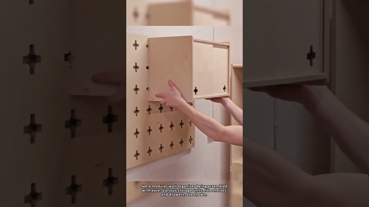 Reinvent Your Workspace with This Smart Plywood Storage.