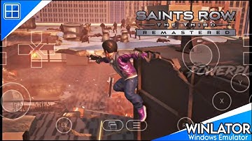 Winlator 9.0 | Saint Row The Third(RE) Gameplay(HD) |  Windows Emulator | Android