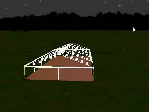 bistro lighting for tents youtube