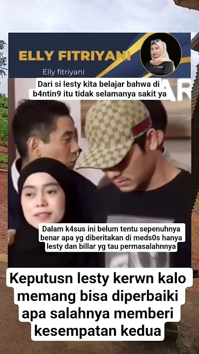 dari si lesty kita harus belajar bahwa di b4ntin9 tdk selamanya s4kit #lestykejora #lestybillar