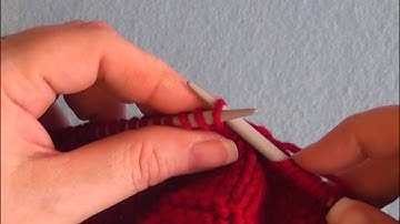 How To: Knit 1 Through Back Loop (k1tbl)