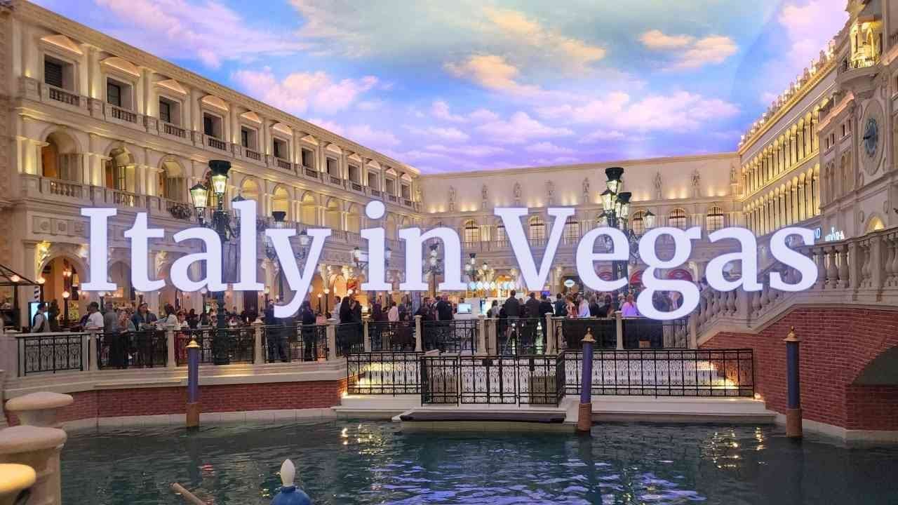 Hint of Italy at The Venetian Resort Las Vegas