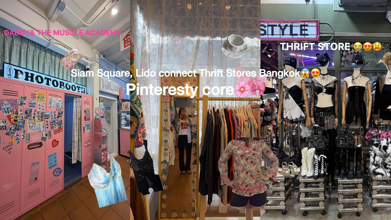 Bangkok Thrift stores  🛍️😍 | Aesthetic Stores , Shopping Malls , what not you can do here😫😳🎀
