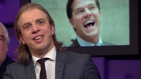 Jan Jaap ziet in Rutte ideale komiek - RTL LATE NIGHT