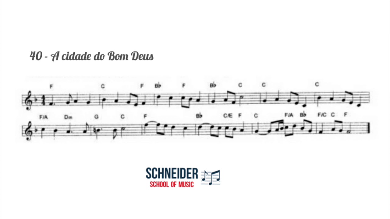 Hino 40 Da Harpa Cristã A cidade do Bom Deus | HINO 40 Harpa Cristã - YouTube