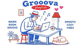 Playlist | Cozy Chillhop Groove for Late Nights 🌙 | Cafe · Study · Relax