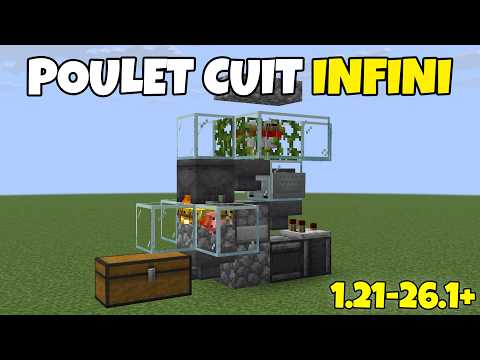 AUTOMATIC COOKED CHICKEN FARM in Minecraft!