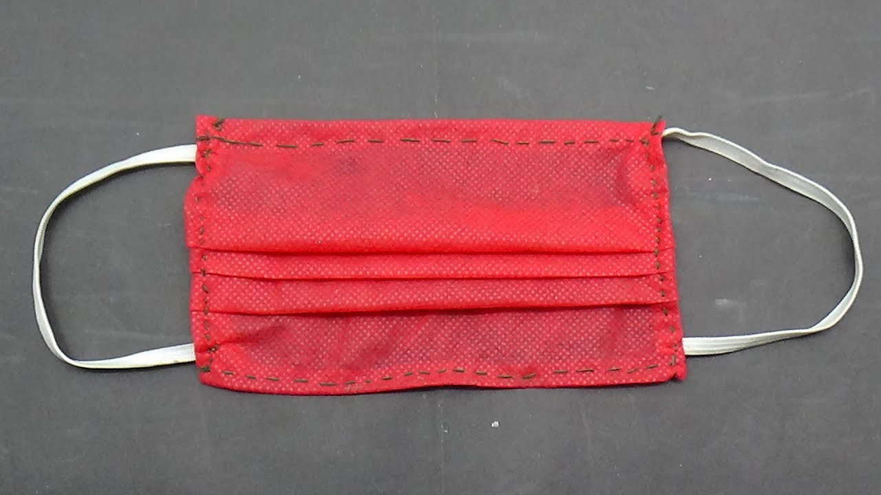 DIY Face Mask No Sewing Machine Simple Face Mask Making Tutorial