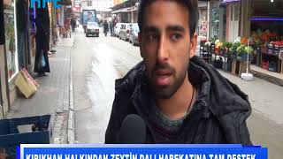 Kırıkhan halkından Zeytin Dalı Harekatına tam destek