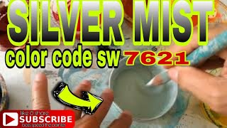 paano mag timpla ng silver mist color/how to mix silver mist color @bossspeedthepainter