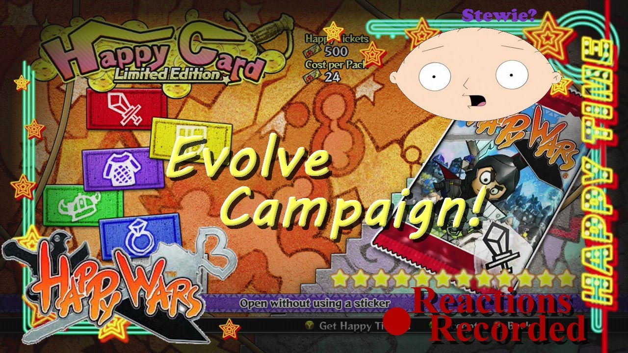 Happy Wars - Evolve Campaign Limited Edition!