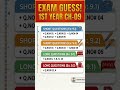 💯 7 Days Maths Preparation | Class 11 Guess Paper 2026 | A+ Result#newsyllabus2026#shorts