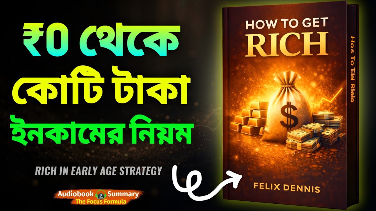 How To Get Rich 💰 | Felix Dennis | ধনী মানুষের মানসিকতা বানাও | Book Summary Bangla