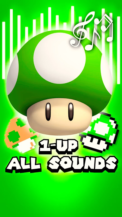 All 1-UP Mushroom SOUND EFFECTS #supermario #funnyvideo #nostalgia #viralshorts #viral