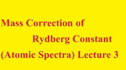 Mass correction_Rydberg constant