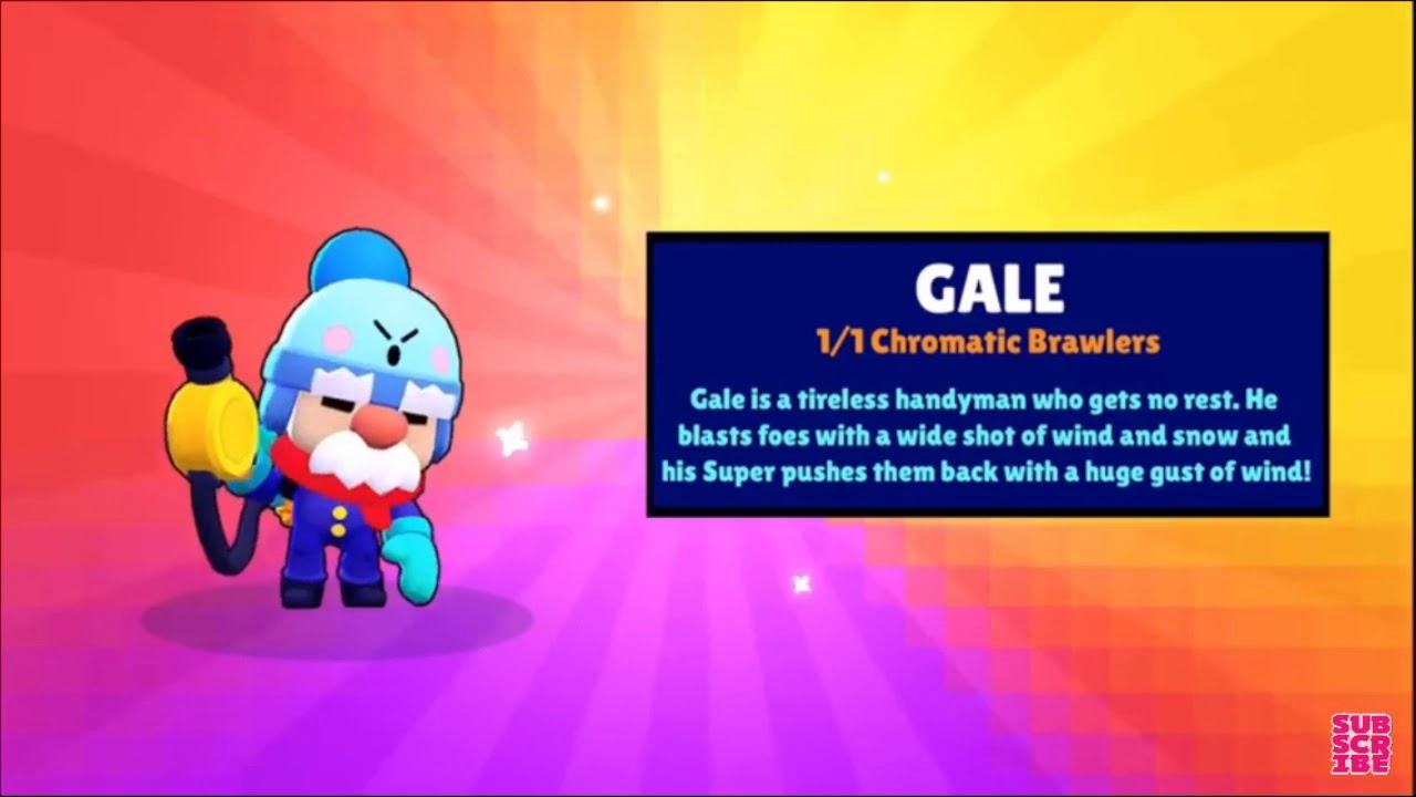 Brawl Stars Official GALE Voice Lines! - YouTube