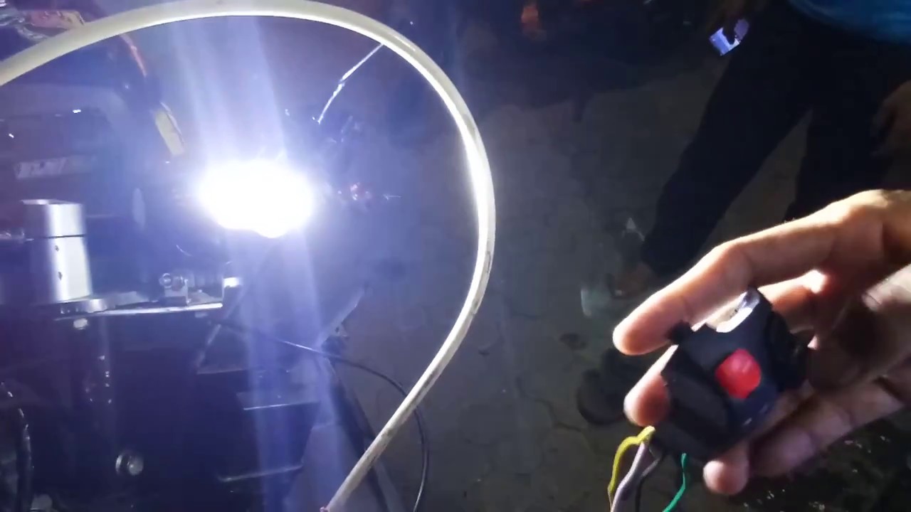 Cara Memasang Lampu Sorot RTD E03C Di Honda Vario YouTube