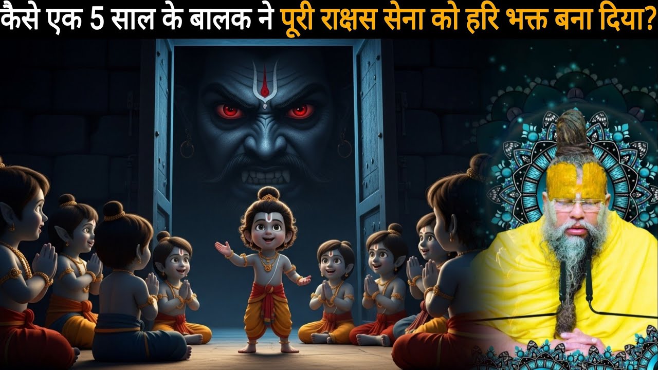 कैसे एक 5 साल के बालक ने पूरी राक्षस सेना को हरि भक्त बना दिया? | नरसिम्हा|