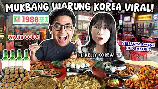Download Lagu MUKBANG SEMUA MENU WARUNG KOREA VIRAL! FT. TIKTOKER KOREA (KELLY) MP3