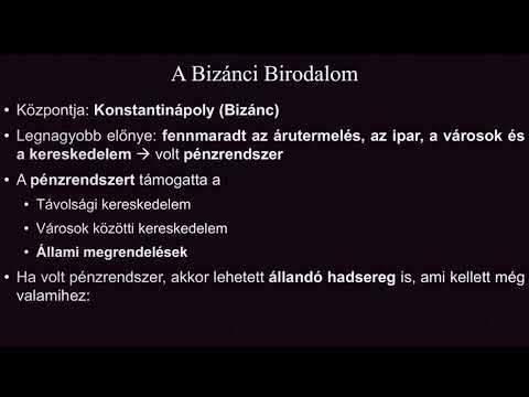 Videó: Szlávok A Bizánci Trónon - Alternatív Nézet