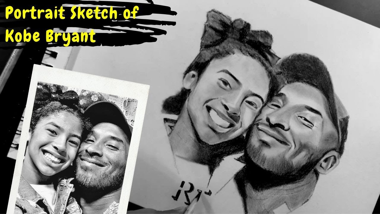 Daily Challenge 30 A Tribute To Kobe Bryant How To Draw Drawing Of Kobe Bryant Youtube