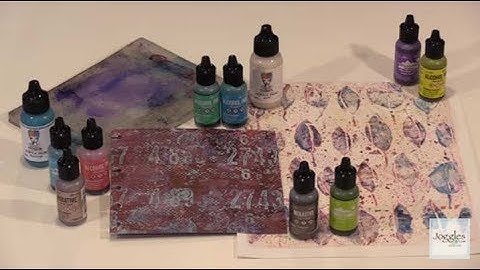 Print Magic: Alcohol Inks & Gel Press by Joggles.com