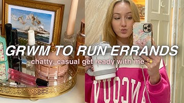 get ready with me to run errands | casual chatty vlog