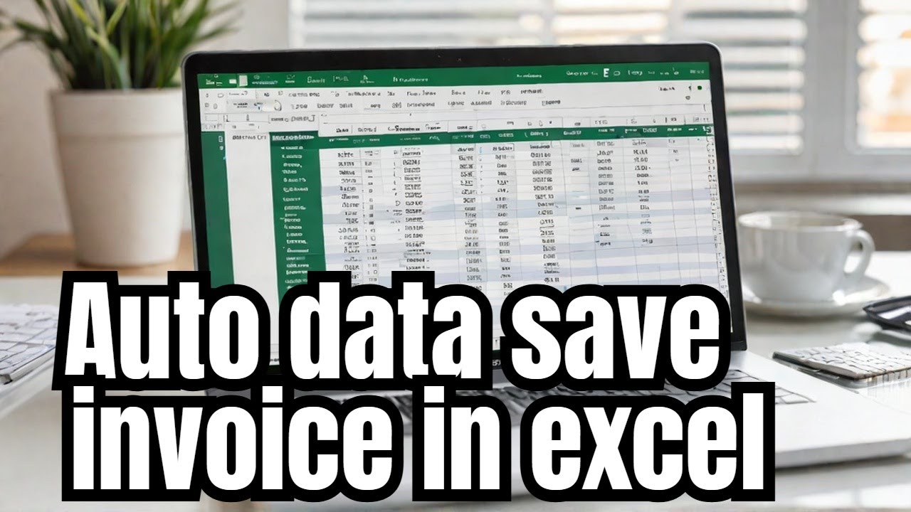How To Create Fully Automatic GST invoice in excel Hindi || Auto Save ...