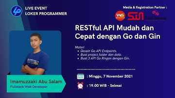 RESTful API Mudah dan Cepat dengan Go dan Gin