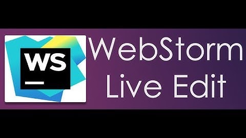 Webstorm Live Edit Demo