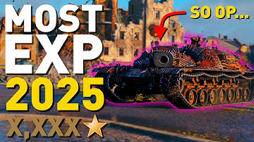 MOST EXP in 2025 in World of Tanks!!!
