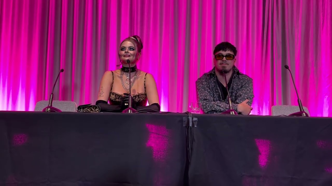 Käärijä and Erika Vikman press conference at UMK 2024