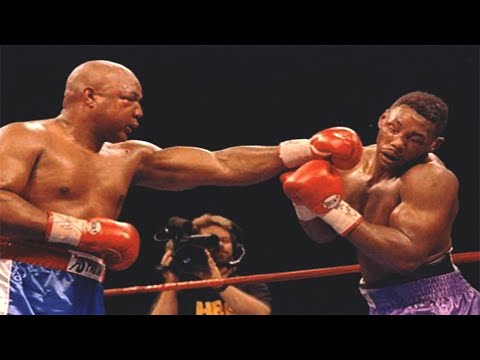 George Foreman vs Alex Stewart - Highlights (HEAVYWEIGHT WAR)