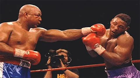 George Foreman vs Alex Stewart - Highlights (Amazi...