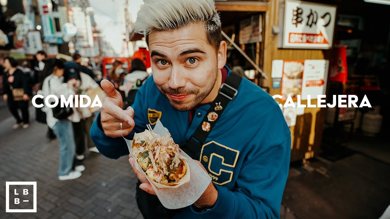 Un día COMIENDO solo COMIDA CALLEJERA en JAPÓN | (Vendedor nos habla en español!)