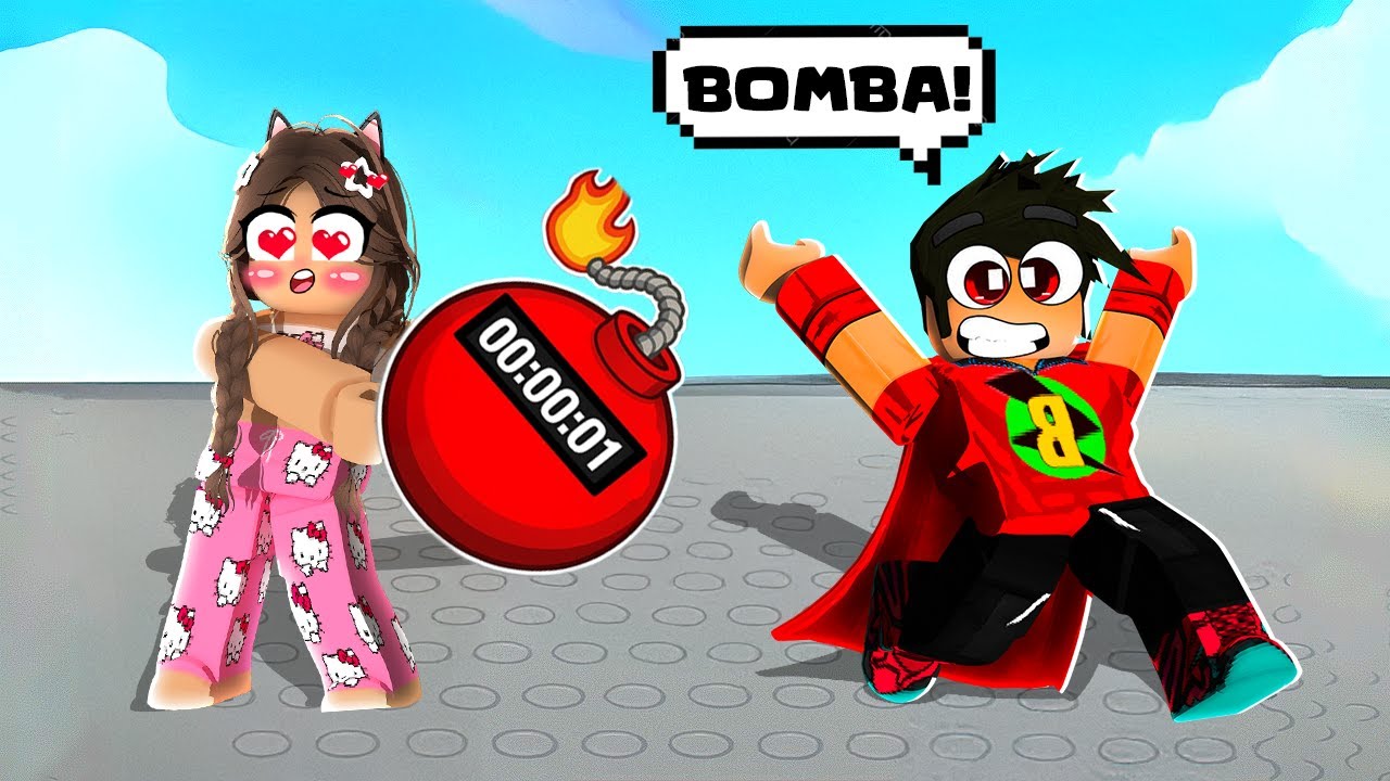 BABİ İLE BOMBA'YI SON TUTAN ÖLÜR OYNADIK! 😲 Roblox Pass Or Die