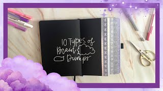 10 Types of Brain Dumps for Bullet Journaling