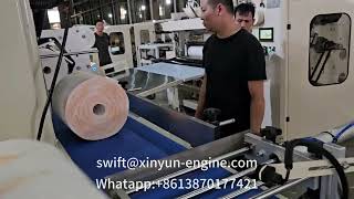 Fully Automatic Maxi Roll Kitchen Towel Paper Converting Production Line in Morocco