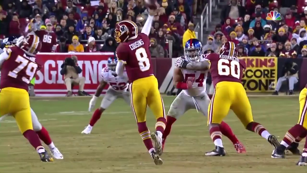 Janoris Jenkins Pick 6 Truck To Tie Game ( Giants VS Redskins )