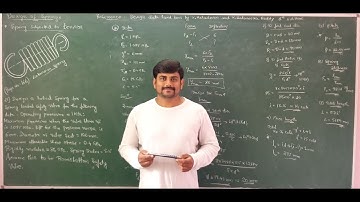 L10 - Problems on design of spring subjected to tension and fatigue loading  - Mod 2 - DME_2 by GHM.