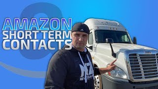Short term contracts with Amazon. #amazon #cdl #trucking new trucker
