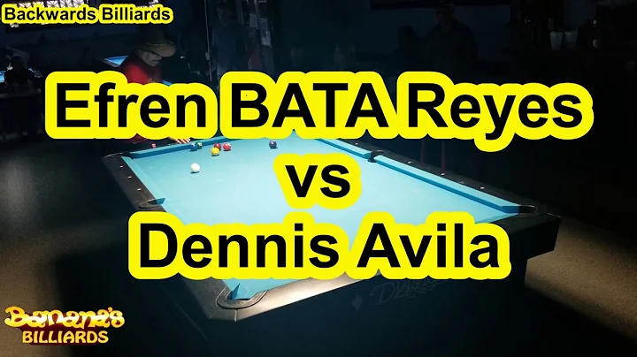 Efren BATA Reyes vs Dennis Avila. Bananas Billiard...