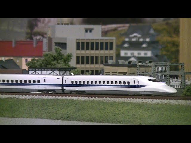Nゲージ 新幹線 700系 「のぞみ」 KATO - YouTube