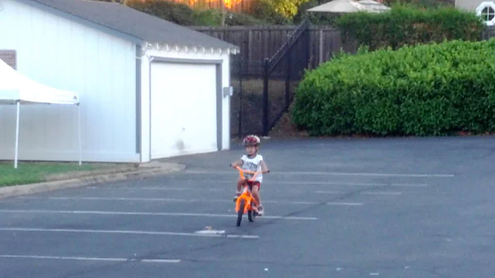 Silas biking