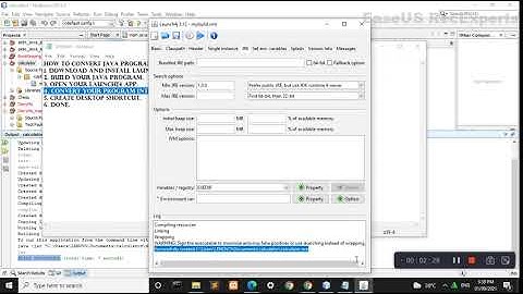 convert your program into exe file and create desktop shortcut.